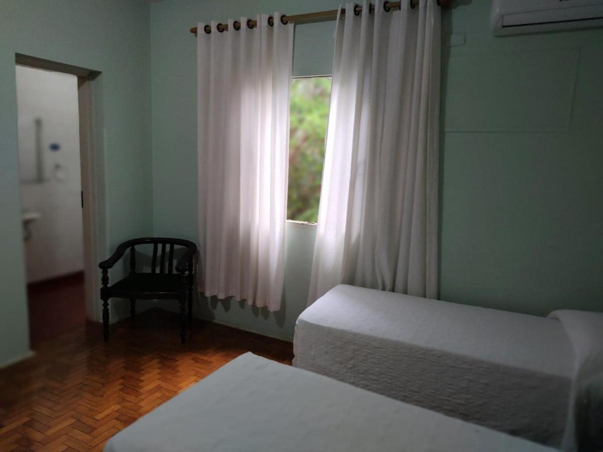 Casarao Hotel Brotas Bagian luar foto